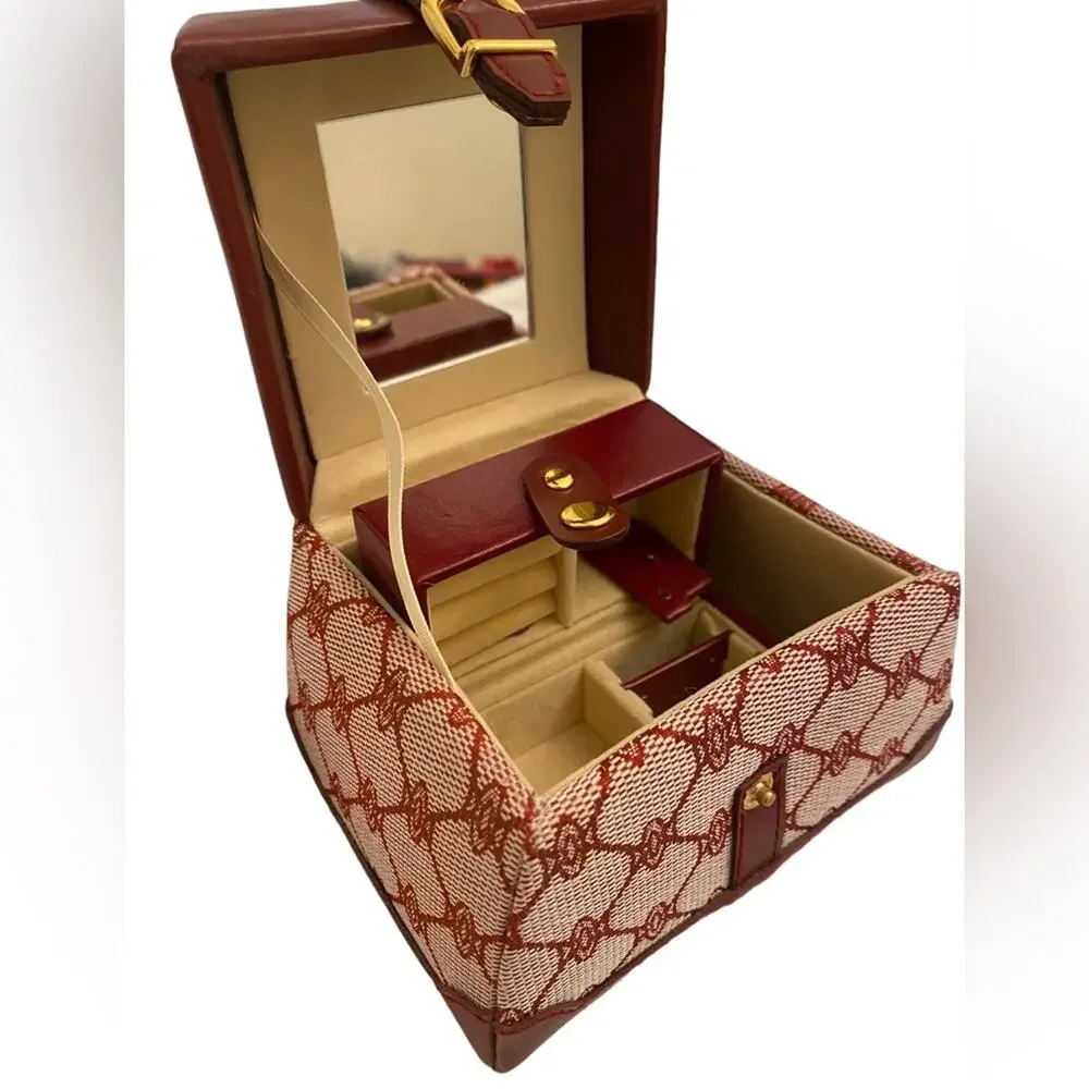 Travel Jewelry Box Faux Leather Small Jewelry Organizer
